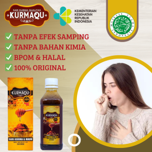 Obat Radang Tenggorokan Batuk Berdahak Penghilang Lendir Tenggorokan Menahun Mengeluarkan Lendir Hidung Dan Tenggorokan Alami Pengencer Dahak Batuk Sinusitis Gurah Menghilangkan Lendir Kental - Kurmaqu Original Madu Asli Sari Kurma Herbal