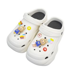 BL-9188-5 Sandal Baim EVA Rubber Sandal Wedges Fuji Tinggi 8CM Labubu Toy Import Fashion Terbaru