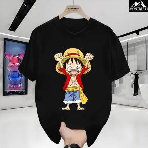 ✅ * Cod * high quality cotton T-shirt men women fashion cartoon printing one piece short sleeve mens distro clothes .C