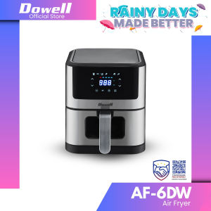 Dowell 6L Digital Air Fryer with 7 Preset Programs Transparent Window and Overheat Protection Digital Air Fryer | AF-6DW