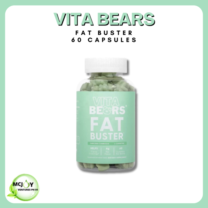 VITABEARS FAT BUSTER Chewable Gummy bears, promotes weight loss ...