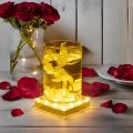 Simplelight 5 Inch Square Led Light Base - Light Base for Glass Art, Ideal Led Display for Vases - Lighted Base for Glass Art (5inch Square LED Vase Base Light, Soft White). 