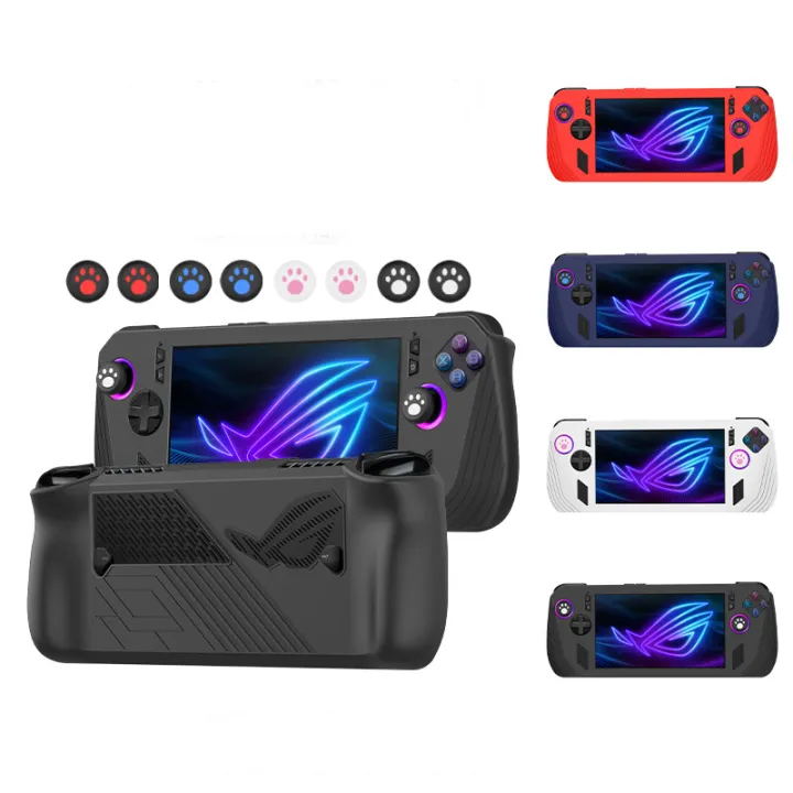 Silicone Case Protective Cover for Asus Rog Ally X Handheld with ...