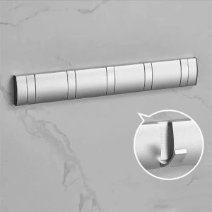 LIUJIR Có thể thu vào Nail Miễn Phí Vận Cài Đặt Phụ Kiện phòng tắm Cho Phòng Tắm Trở Lại Cửa Móc Quần áo Chủ Khăn Móc Áo Áo khoác Giá