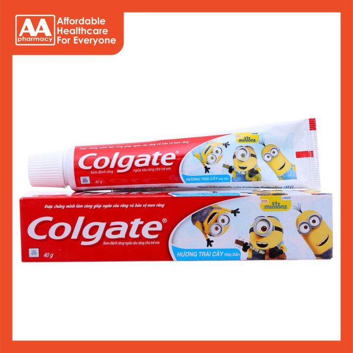 Colgate Kids Toothpaste Minion 40g | Lazada
