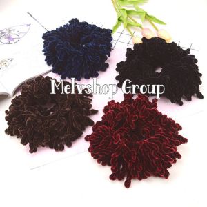 Cepolan Hijab Cendol Jumbo 100 Juntai - Ikat Rambut Ubur Ubur Jumbo - Kuncir Scrunchie