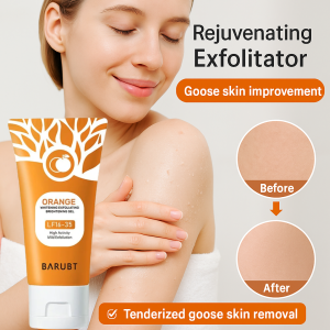 Orange Enzyme Exfoliating Gel Natural Dead Skin Remover Brightening Facial Exfoliator Natural Dead Skin Remover Deep Cleansing Brightening Facial Exfoliator