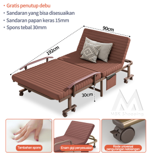Tempat Tidur Lipat Tempat Tidur 2 Orang 70-120Cm/Dapat Digunakan untuk Rumah Kantor Outdoor dan Keperluan Lainnya/Tempat Tidur Lipat