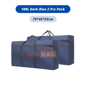 BIG BAG Beg Guni Besar Berzip Beg Simpan Barang Beg Toto Berzip Moving Bag Camping Storage Bag Besar Beg IKEA Beg Dobi