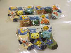 6 pasang kaus kaki baby cowok boneka (0-1 thn)