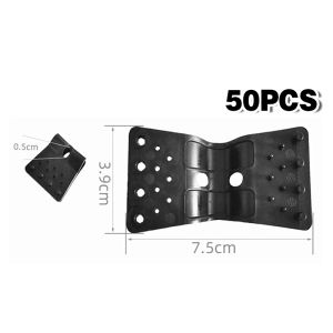 50PCS Clip Penjepit Paranet Plastik Greenhouse Clipnet Paranet / Klip Net Persegi