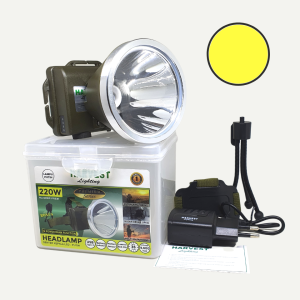 220W HEADLAMP IP66 HARVEST LIGHTING SENTER KEPALA LAMPU LED TRAVEL PREMIUM SUPER TERANG