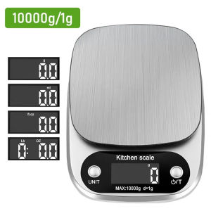 TIMBANGAN DAPUR MINI 10kg DIGITAL DISPLAY LED DIGITAL PLATFORM SCALE kopi Premium Kitchen Scale High Quality