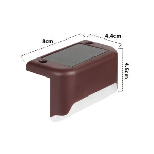 Solar Stair Light LED Solar Garden Light Waterproof Outdoor Light Lampu Raya Fence Lamp Outdoor Lighting Balcony Decor Deck Lights