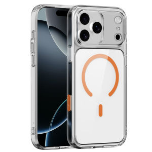Touch Camera Button Original Clear for Magsafe Case for iPhone 18Pro 17 Air 17Pro Max Wireless Charging Shockproof Hard Cover