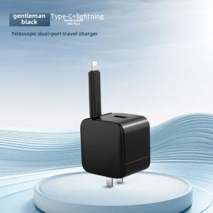 Universal  fast charger for Huawei mobile phones foldable portable quick charging head extendable cable