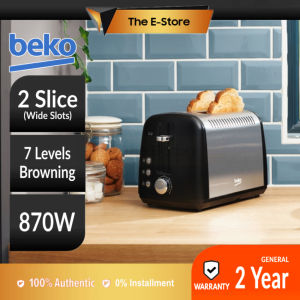 Beko Traditional 2 Slots Toaster with Wide Slots | TAM7211B (Pembakar Roti Toasters 烤面包机 TAM7211)