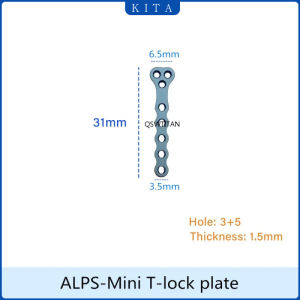 KITA T Locking Plate Veterinaria Pets Orthopedic Surgical Instruments Equipments Titanium Alloy