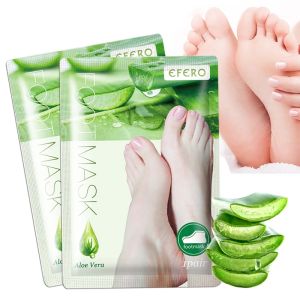 DORISNA 5pcs Foot Mask Peel Dead Skin Whitening Moisturizing Exfoliating Renewal Pedicure Heel Socks Peeling Foot Care
