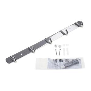 Sturdy Hook Rack Practical Stainless Steel Hook Rack Wardrobes Rail Rustproof Towel Holder for Bedroom Bathroom Kitchen