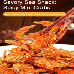 Crispy Red Crab Small Crab High Protein Party Spicy Low Sodium
