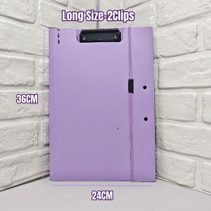Long Clipboard with Cover Paper Organizers Document Folder with Strap 2MM Thickened Upgraded Material