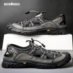Bosindo - Sepatu B28- sendal gunung hiking pria kulit import/sepatu sneakers gunung hiking pria import/Sepatu Pria Dewasa Keren