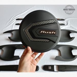 Set Outer Cover Door Handle Tank Cover Doorguard Mobil All New Rush 2018 - 2023 All Variant