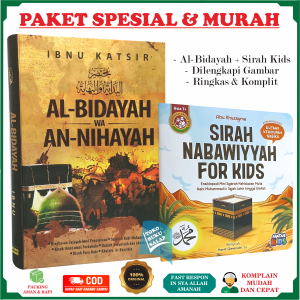 ORIGINAL Al-Bidayah wa An-Nihayah BONUS Sirah Nabawiyah FOR KIDS Imam Ibnu Katsir Ringkasan Kitab Al Bidayah Wan Nihayah