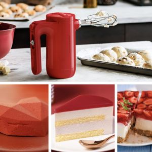 KitchenAid 220V Cordless 7 Speed Hand Mixer KHMB732