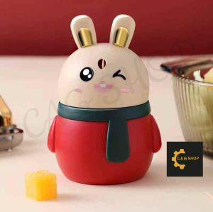 CAG SHOP Toothpick Dispenser - Bunny Decor Toothpick Container - Novelty Fruit Pick Holder Home Kitchen Dining Room Table Decoration