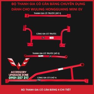 Bộ thanh gia cố cân bằng chuyên dụng dành cho xe điện Wuling Hongguang Mini EV