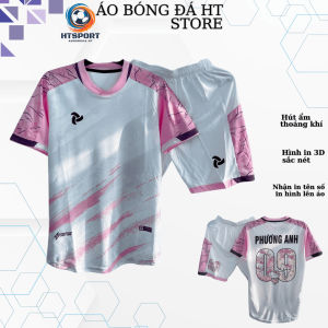 Áo Bóng Đá -Bộ Quần Áo Bóng Đá JP Thunder Hồng - Nhận In Tên Số Theo Yêu Cầu -Chất Vải Mè Thái Cao Cấp -Mềm Mát Size 45-90 KG