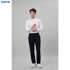 Áo sơ mi trắng nam dài tay May 10 dáng Regular mã 010123049W 003/1