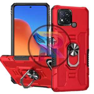 Casing Hp Untuk Xiaomi Redmi 9C Case Robot Hit Eye Whit Ring Transformer Phantom Hybrit Armor