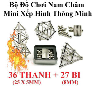 Bộ Đồ Chơi Nam Châm Mini Xếp Hình Thông Minh Sáng Tạo
