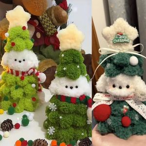 Comysubao ชุดทำต้นคริสต์มาสรูปทรงลูกสุนัขน่ารัก แบบ DIY สำหรับทำมือและเป็นของขวัญ