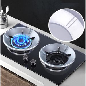 [Multifungsi] Alas Tatakan Kaki Kompor Gas Rak 4 Kaki Stainless Steel Penghemat Gas Penutup Pelindung Panci Wajan Teko Peralatan Masak