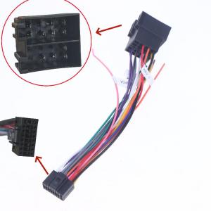 🔥🔥🔥fenglin 1 3Pcs Car Wire Cable Adapter 16 Pin Plug Cable ISO Standard Connector Adapter Car Stereo Radio For ALPINE Wire Harness Adaptor