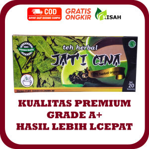 (PAKET 10 PCS) Teh Celup Daun Jati Cina Premium Grade A+ Isi 20 Kantung / Bag Teh Jati Cina