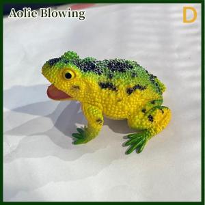 Aolie Spoof Toy Simulation Frog Model Animal Toy Toad Tricky Scary Squeeze Sound Toys