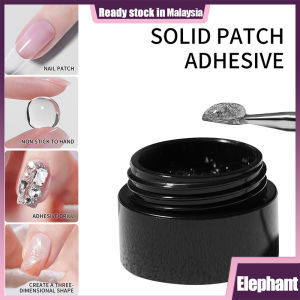 Solid Nail Tips Gel Nail Glue nail gel Nail Adhesive Does Not Hurt The Nail UV Gel Nail Polish Easy Stick Patch Adhesive Bond No-Flowing Modelling Tips Clear Solid Nail UV Extension Gel Fake Nail Diamond Glue Manicure Special Toolkit Glue