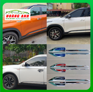 Bộ 2 Mang Cá R-Line Kim Loại Hàng Cao Cấp Trang Trí Sườn Xe Ô Tô