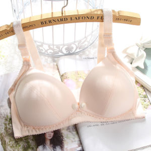 OK Bra Plus Size Women Nursing Maternity Breastfeeding Bra for MOMO & Real Bubee Breast Pump Button Design Anti-drooping Feeding Nursing Bra