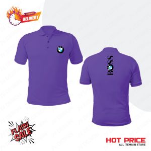 💥⏩NEW ⏪💥[PRINTING] BMW BOXX LOGO DRIFIT POLO COLLAR SHIRT