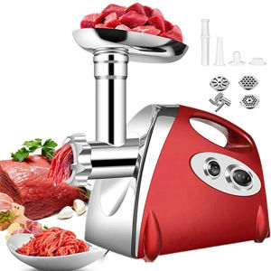 🔥🔥CHRIS Stainless Steel Electric Meat Grinder Multifunctional Slicer Shredder Meat Mincer Sausage Stuffer Heavy Duty Cutter Chop Vegetables 电动绞肉机