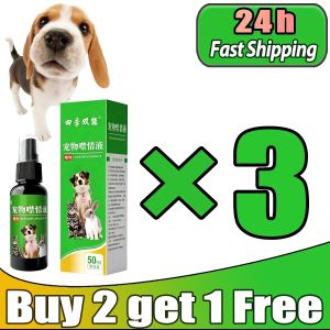 Pheromone spray for dogs and cats helps reduce anxiety alleviates restlessness during estrus and prevents barking. Abehavior management product.