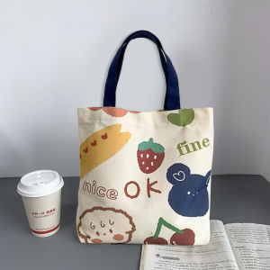 LHSunshine  สินค้าใหม่ กระเป๋าผ้าแฟชั่นน่ารักๆ มีให้เลือกกันถึง 5 ลาย พิมพ์ลายมาแบบจึ้งๆ กระเป๋าทรงสี่เหลี่ยมเล็ก มีหูหิ้ว ถือได้ หรือจะคล้องแขนก็เก๋ไปอีกแบบน๊าาา