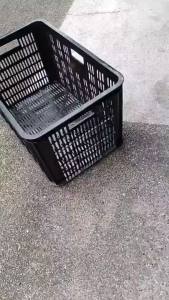 LARGE Rubberized Crate Stackable Storage Fruit Crates-508 random color