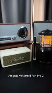 Amgras MetaHeld Fan Pro2 handheld hanging umbrella fan portable foldable mini turbo fan speed adjustable rechargeable